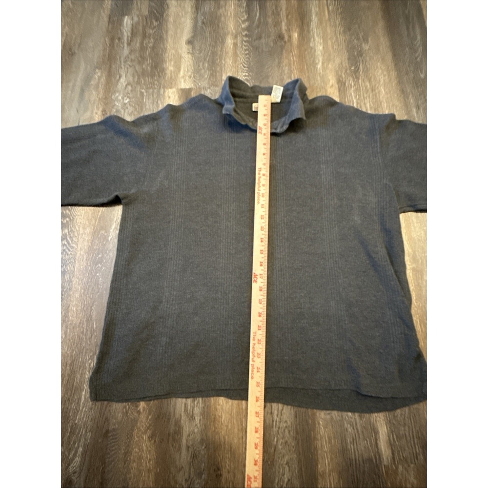 Vintage FieldMaster Sweater Made in USA XL 100% Cotton Button Neck Pullover - Picture 7 of 8